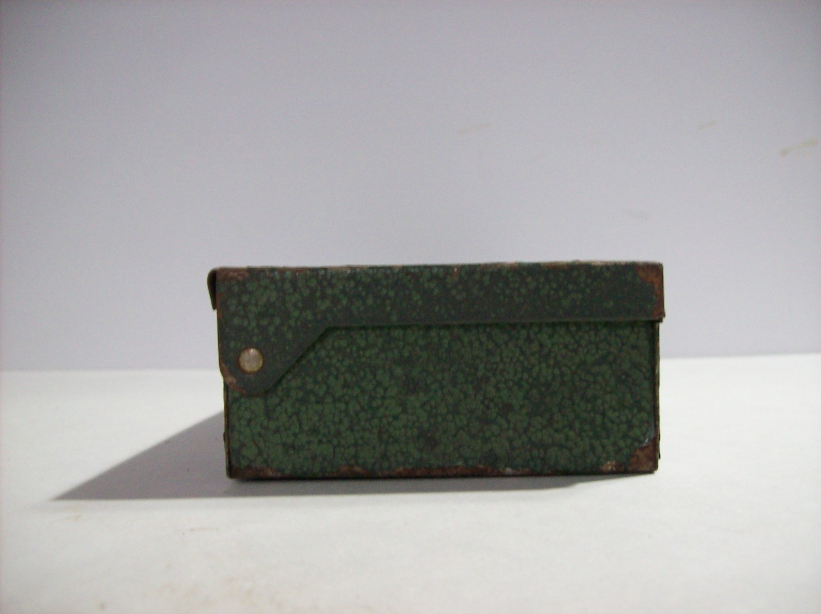 EMPTY Vintage S-K Tools Green Metal Socket Set Case Box, 11″L x 4″ W x 1.75″ T