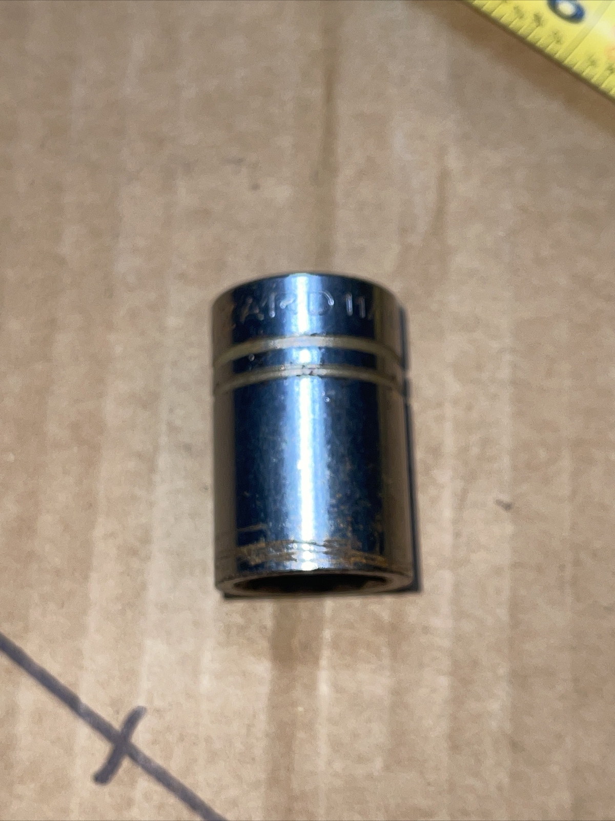 Vintage Wizard USA H2664 11/16 In SAE 1/2” Drive 12 Point Socket Duro