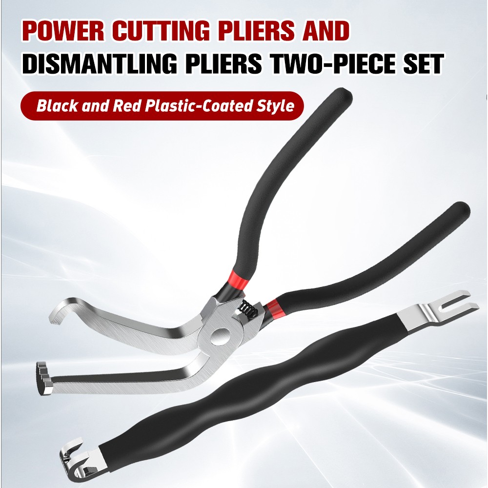 2pcs Electrical Connector Disconnect Pliers for Car Automotive Plug Removal Tool