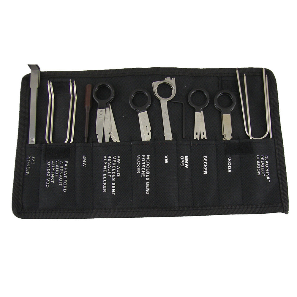 20Pcs Car Radio CD Stereo Release Removal Tool Set Key For Audi BMW VW Ford GM
