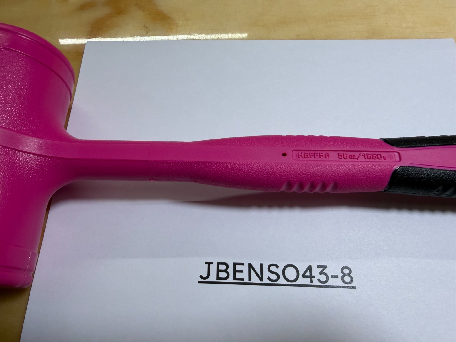 Snap-on Tools NEW ELECTRIC PINK 56oz / 1550g Soft Face Dead Blow Hammer HBFE56EP