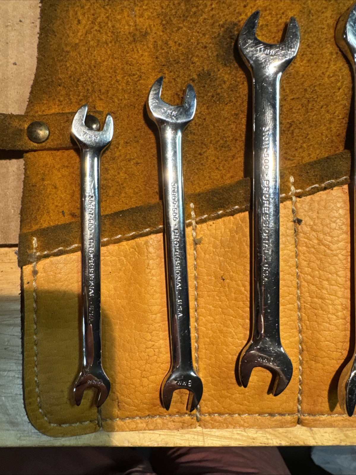 Proto Professional 500 7 Pcs Wrench Set Metric Open End 6mm – 19mm