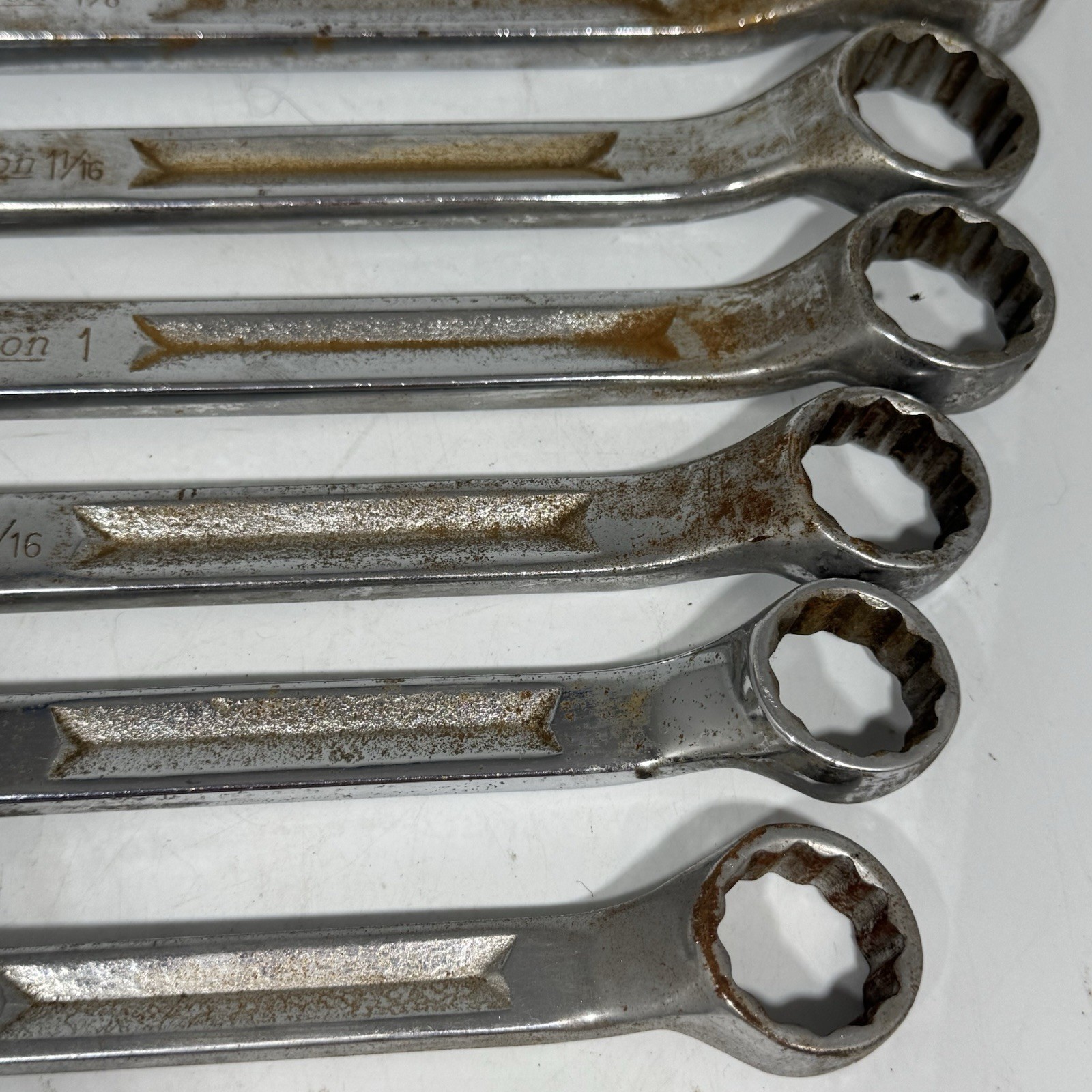 Snap-on Tools XV Series 12-Point SAE Offset Box Wrench Set 7 Pieces