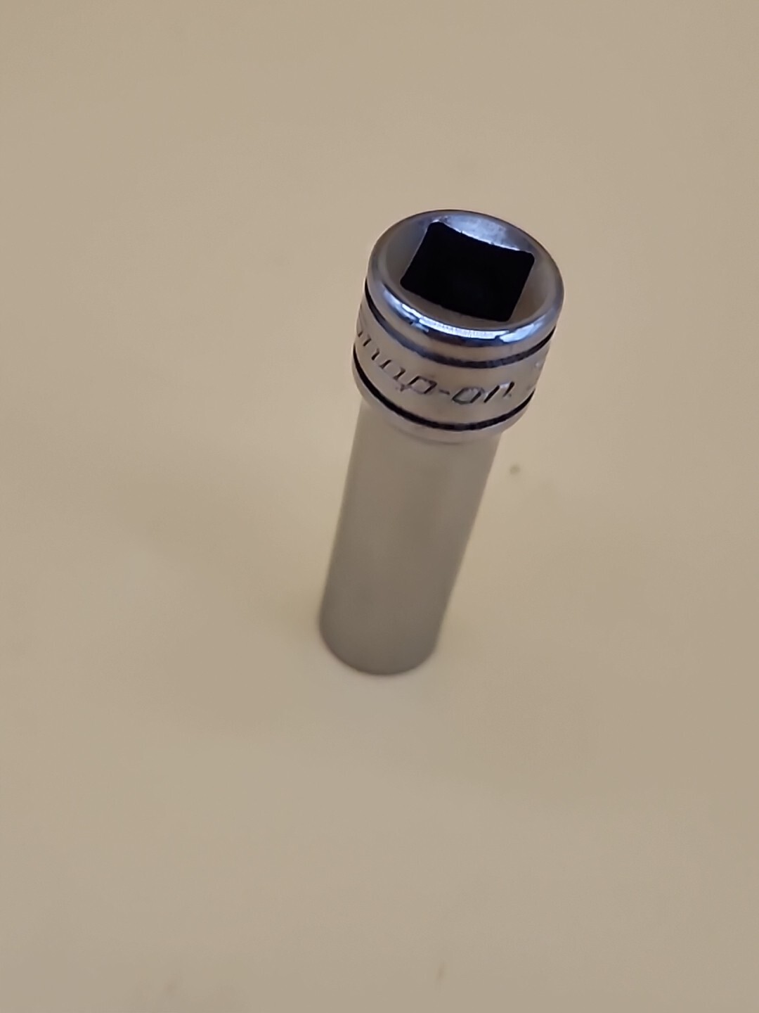 Snap-On Tools 3/8″ Drive 6pt 3/8″ SAE Deep Chrome Socket SFS121 USA