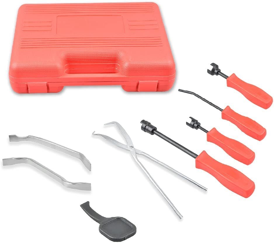 8PC Drum Brakes Service Tools SPRING INSTALLER REMOVER PLIERS & Adjustment Spoon