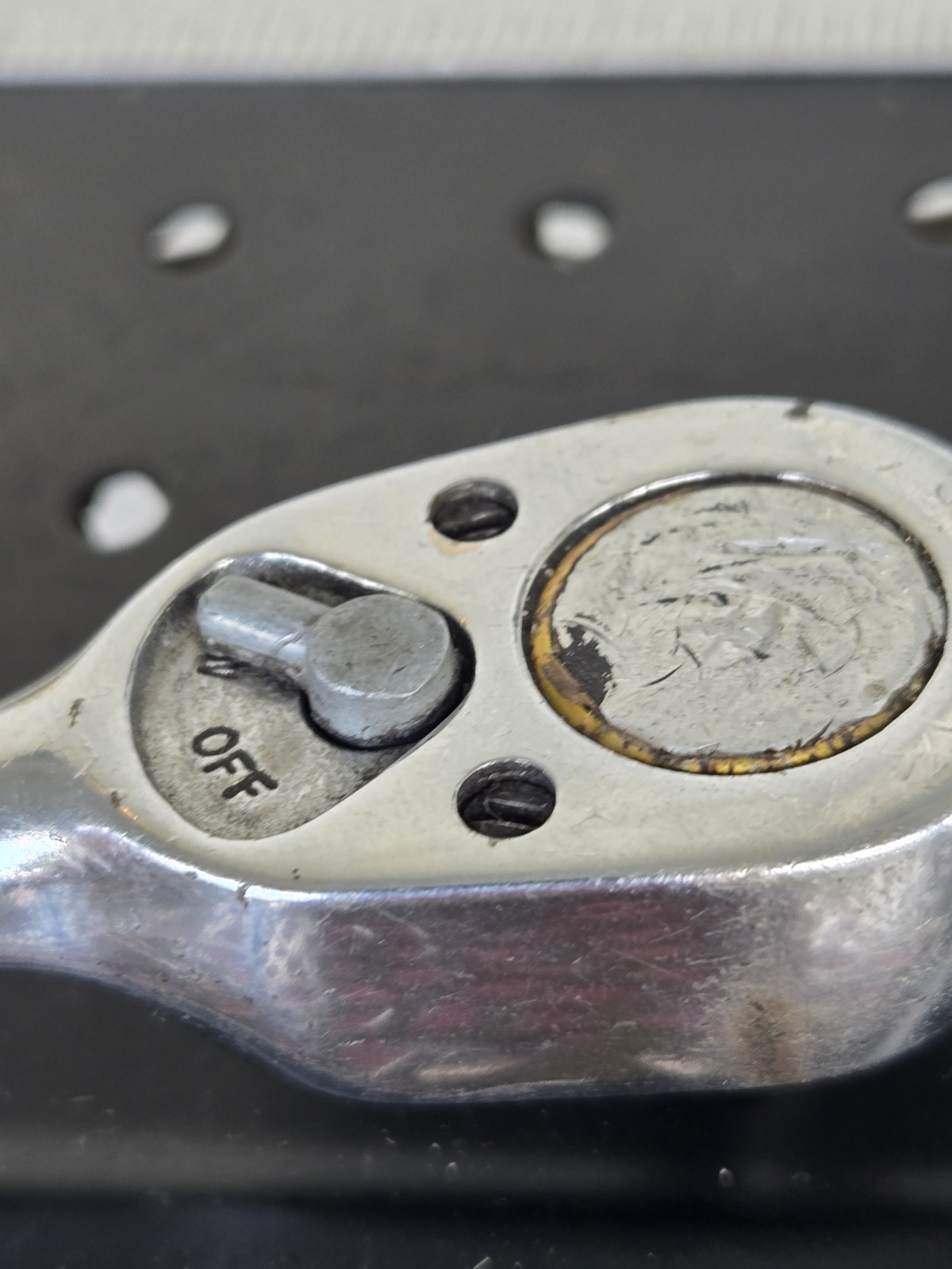 Snap On Tools Vintage F71G Ferret 3/8” Drive Standard Ratchet USA