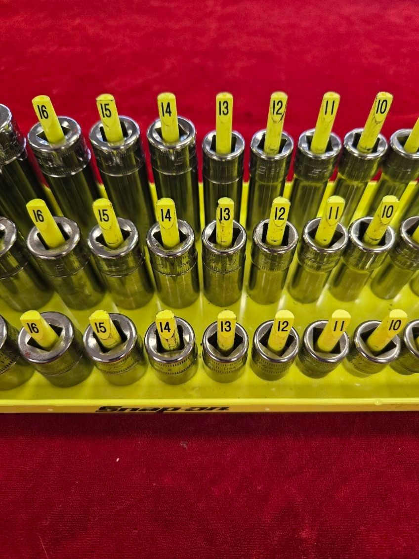 SNAP-ON 245SFMSFR 45 PIECE 3/8″ DRIVE 6-PT METRIC SOCKET COMPLETE MASTER SET