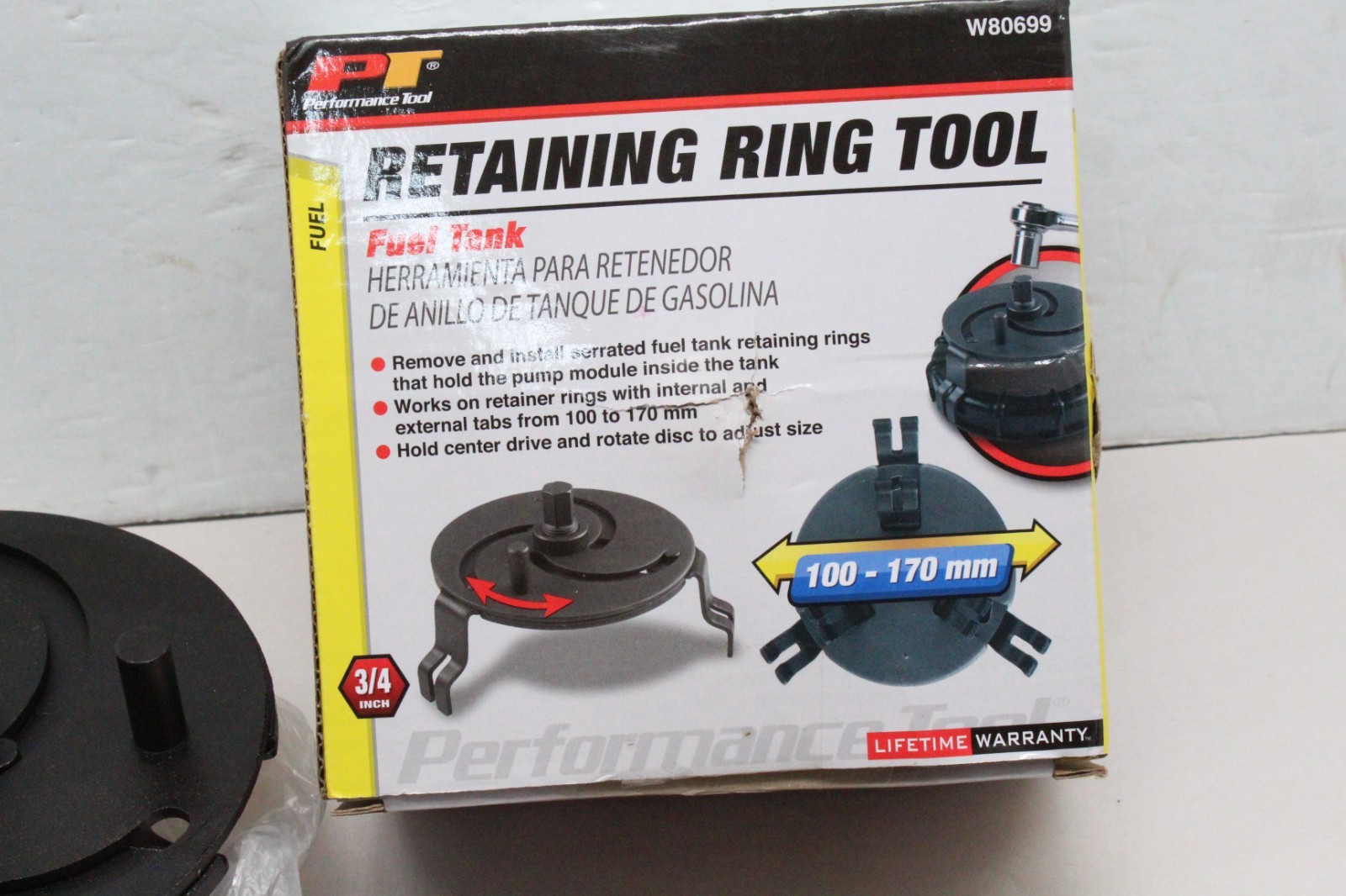 Fuel Tank Lock Ring Removal W80699 Retaining Ring Tool Performance 100 to 170 mm