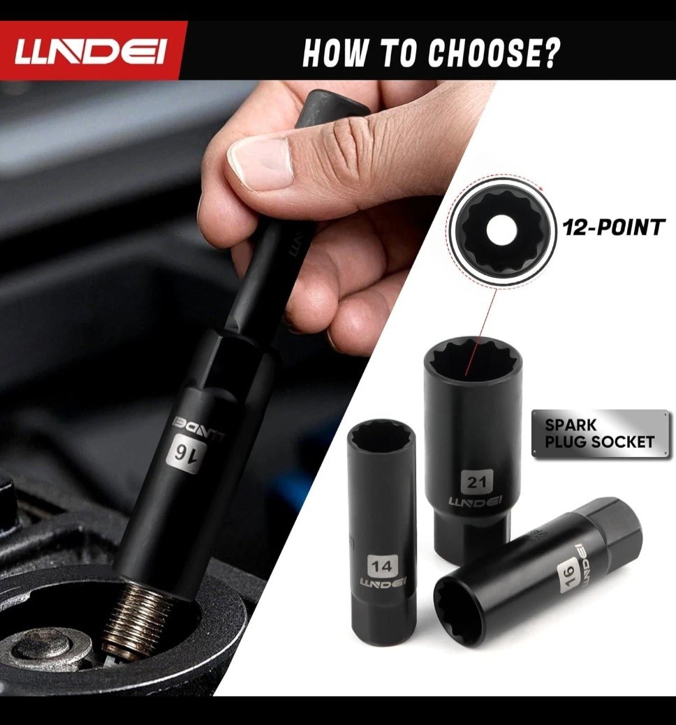 LLNDEI 3/8 Inch Drive 12 Point Socket Set 71 Piece SAE(5/16-3/4IN) Socket Set US