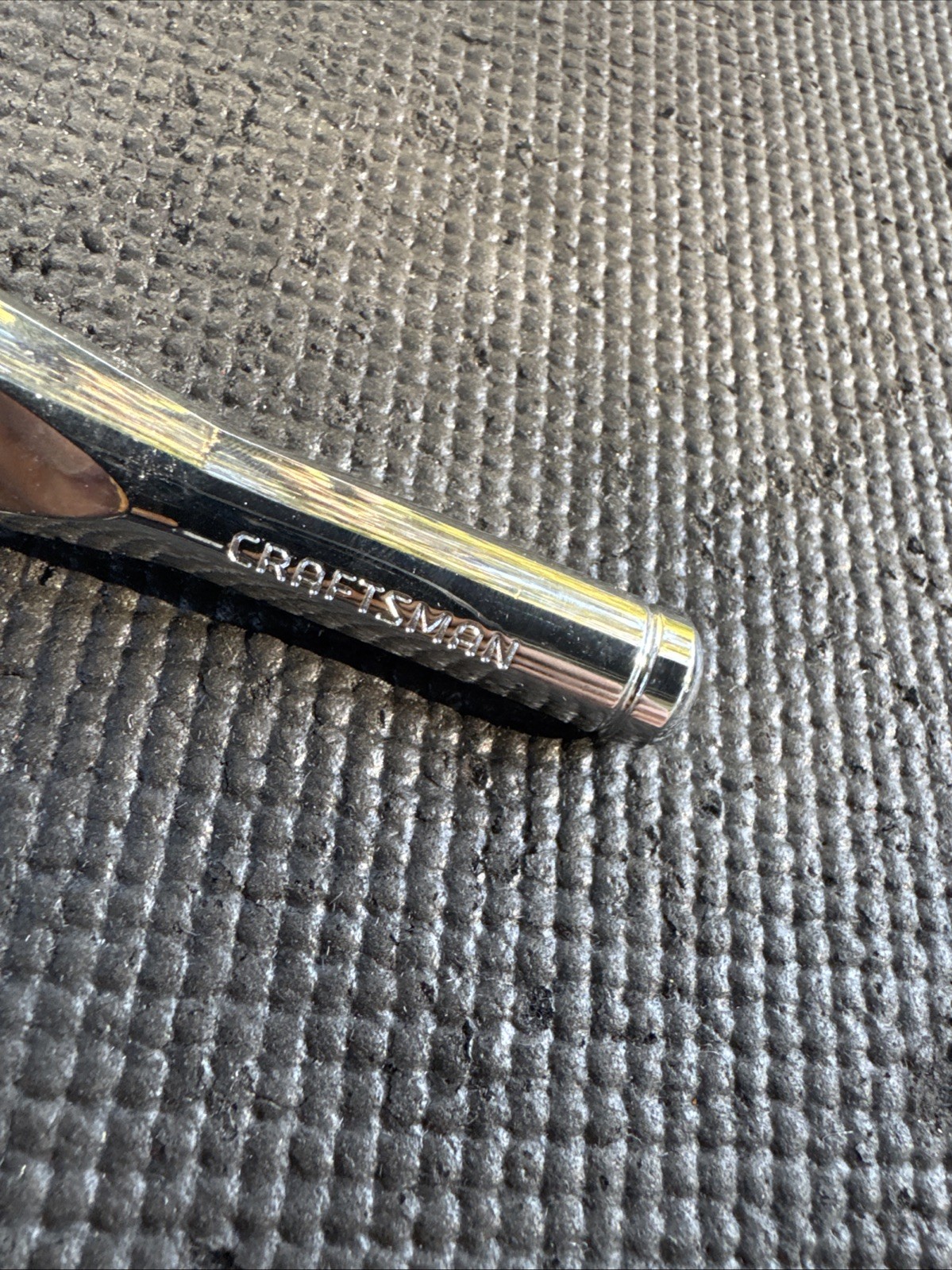 Sears Craftsman USA Nos 3/8” Drive Stubby Flex Head Ratchet 44834 Full Polish