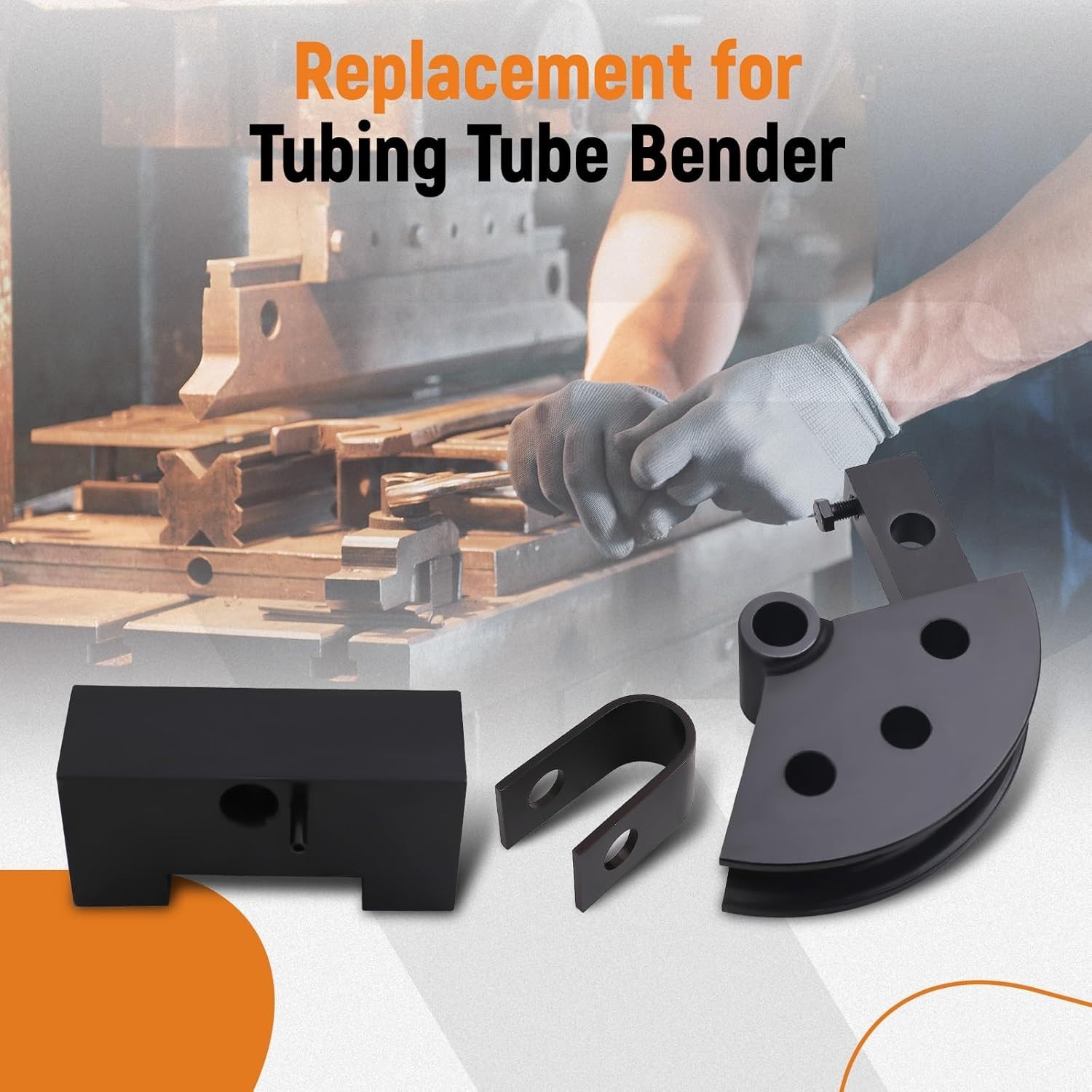 Round Tube Bender Die For Wfb2 Tubing Bender 1.5″ X 5″ 120 Degree Radius