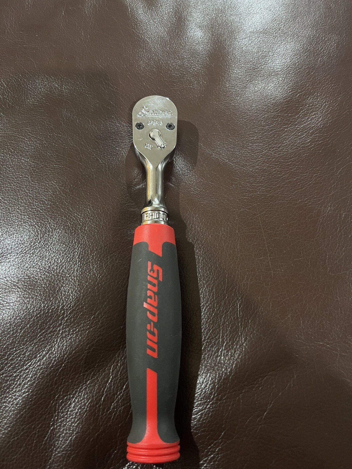 Snap On Tools New 2023 FH100 3/8″ 100 Tooth Low Profile Head Soft Grip Ratchet