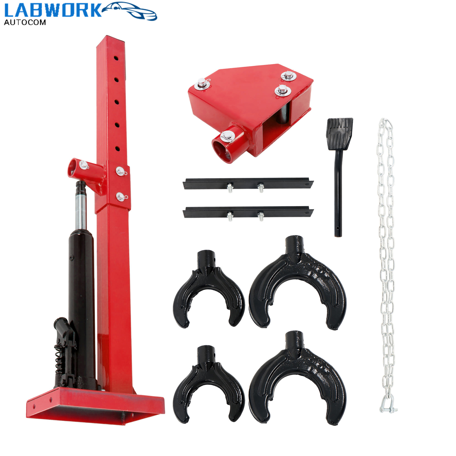 4.5T Strut Coil Spring Compressor Hydraulic Compressor Tool with 4 Spring Clasps
