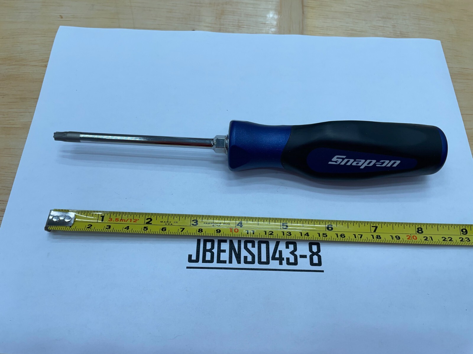 Snap-on Tools USA NEW POWER BLUE T30 Soft Grip Torx Screwdriver SGDTX430BMB