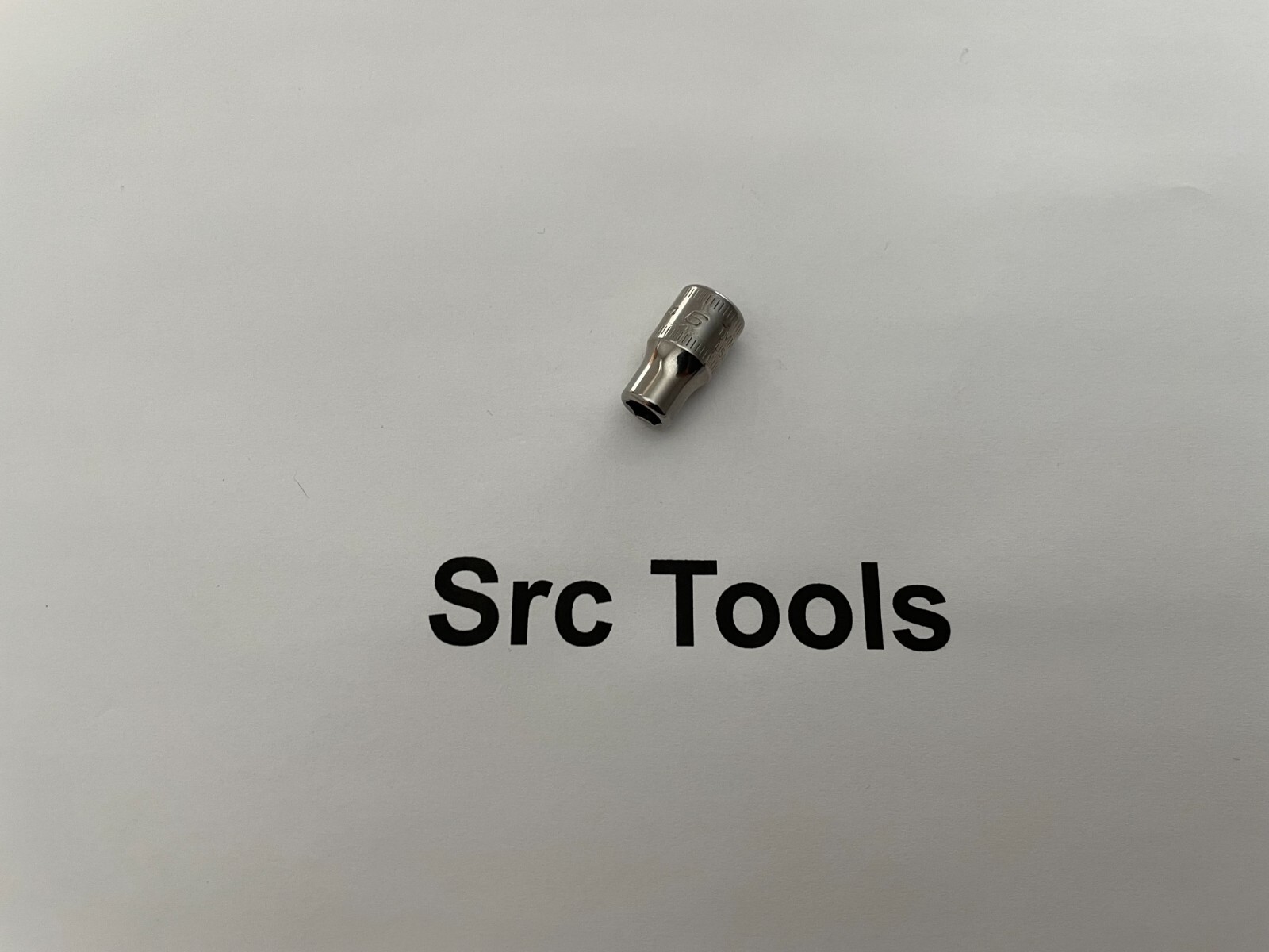 Snap-On Tools USA *MINT* 1/4″ Drive 6pt 6mm Metric Shallow Chrome Socket TMM6