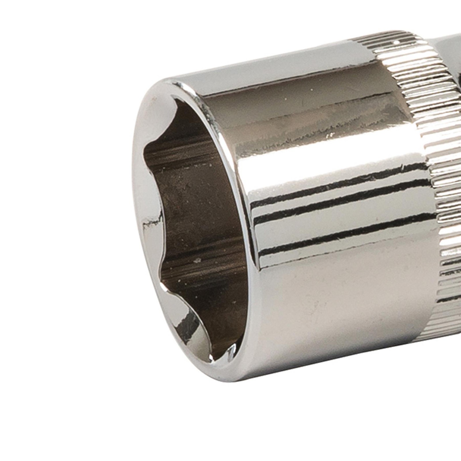 Drive Socket 19mm 6Pt Metric Chrome Vanadium Steel Hex Socket 1/2″