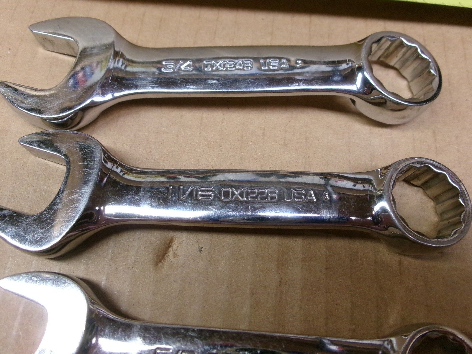 Snap On USA 6-Piece Stubby 12-Point Wrench Set 7/16″ – 3/4″