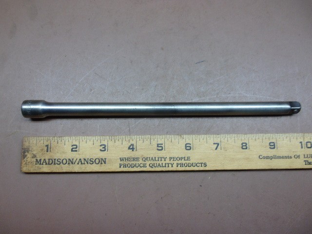 🔥 STANLEY 3/8″ Drive 10″ Extension No. 86-208 Chromium Vanadium Lightly Used