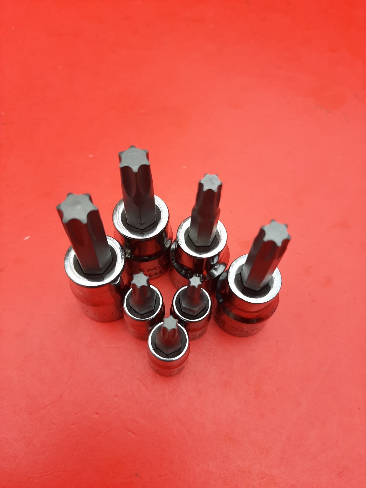 NEW CRAFTSMAN TOOLS 7 Piece 1/4 & 3/8″ Drive Torx Star Bit Driver Socket Set