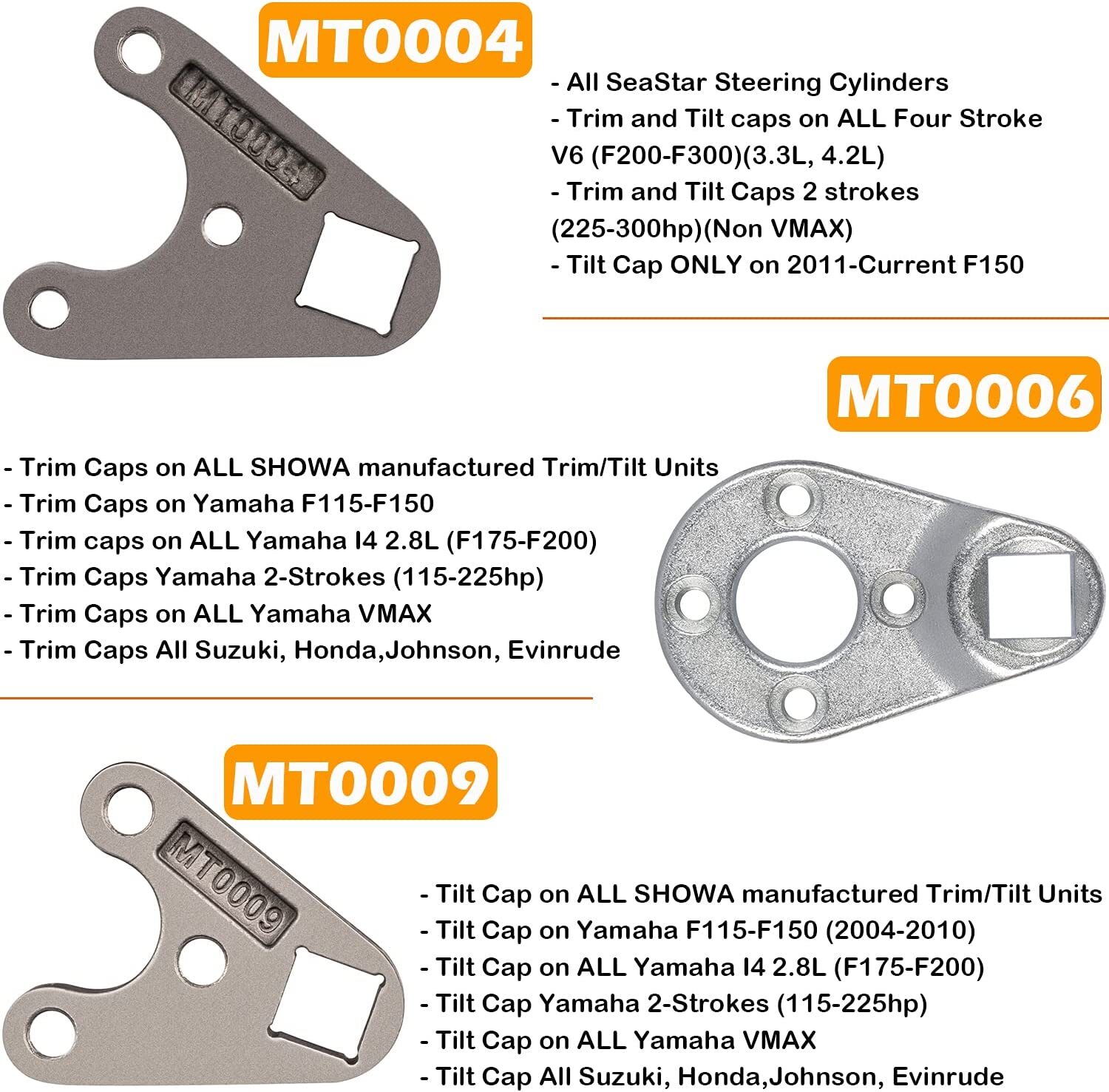 MT0004 MT0006 MT0009 Outboard Trim / Tilt Pin Wrench for Yamaha,Johnson,Evinrude