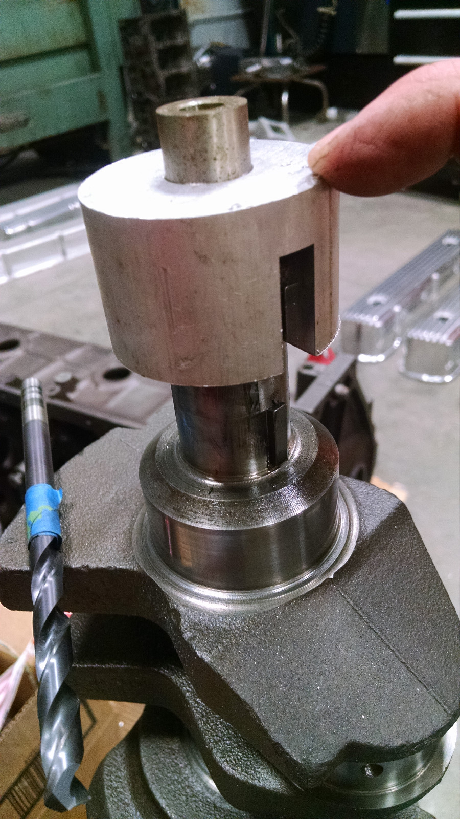 Crankshaft Drilling Fixture Balancer bolt 283 327 250 235 261 230 348 409 Tool