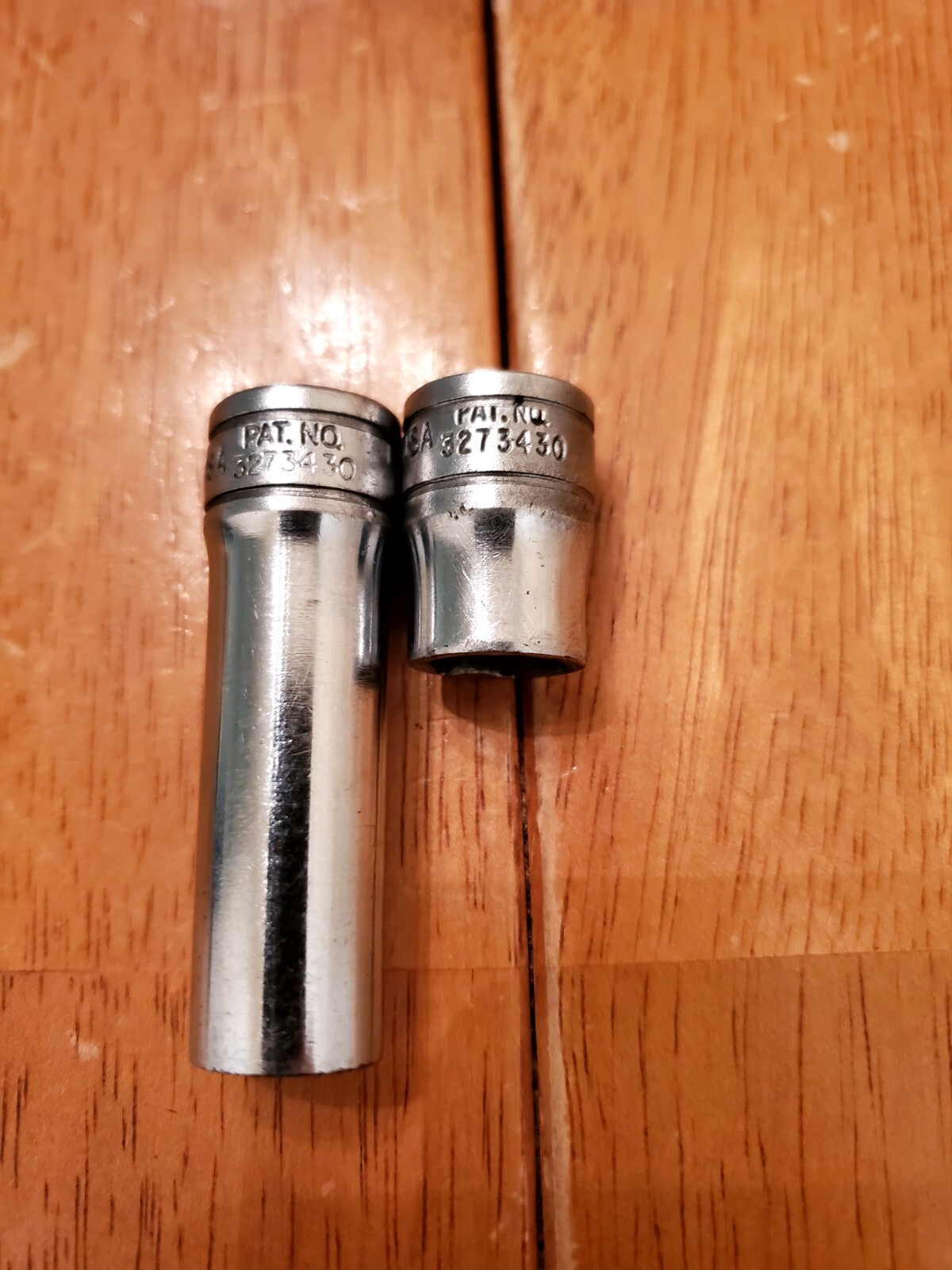 Snap On 3/8 Drive 7/16 6PT Shallow 12PT Deep Sockets Lot Of 2