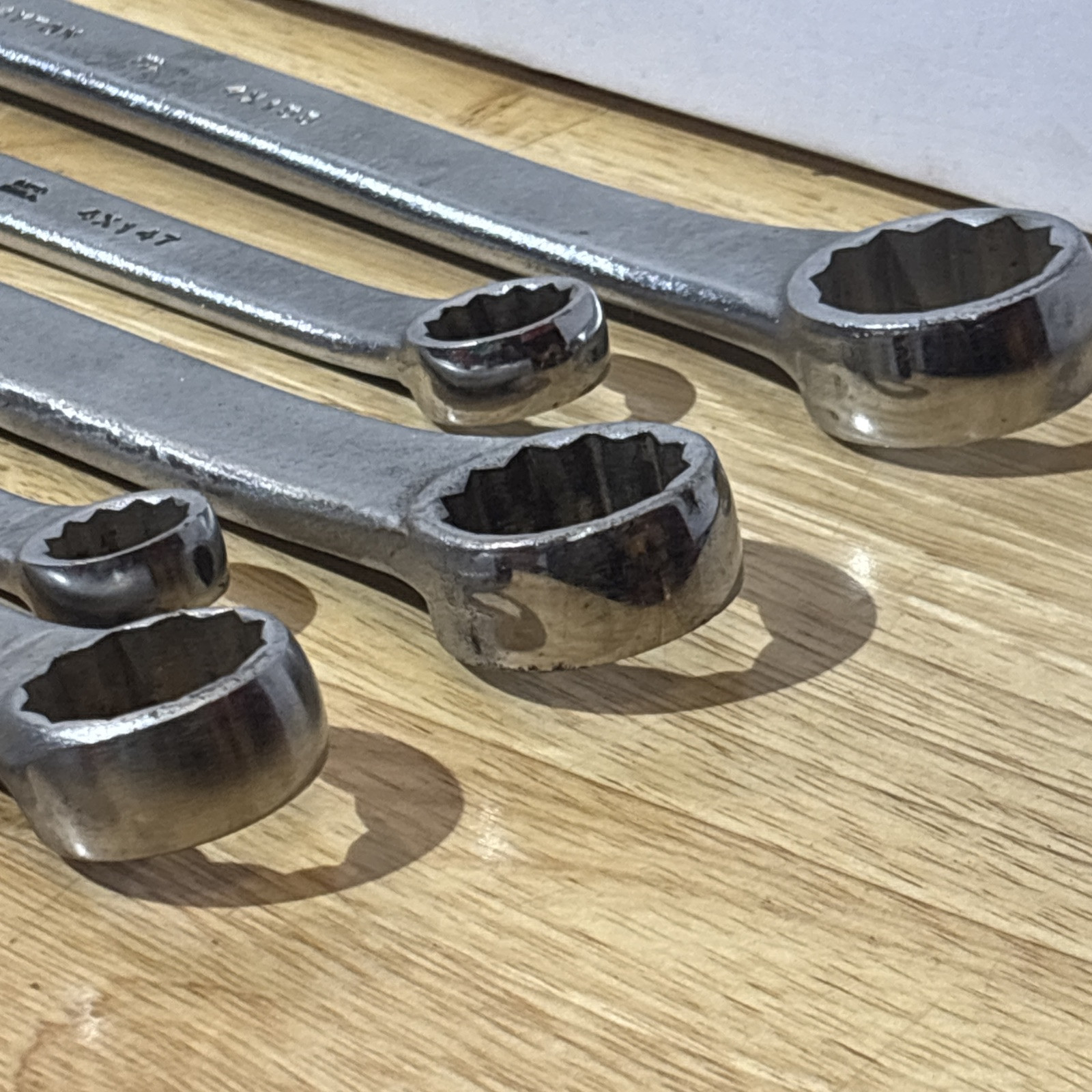 Dayton SAE Combination Wrench Set 12 Point 3/8″ to 1″ Vtg USA