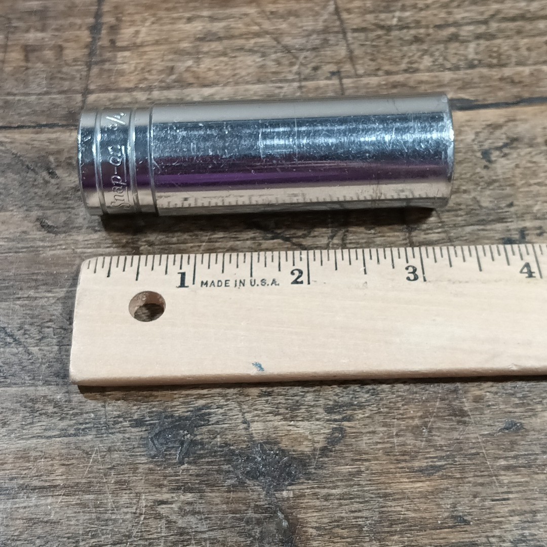 Snap On 3/4” Deep 1/2” Drive Socket 6 Point Chrome TS241 USA