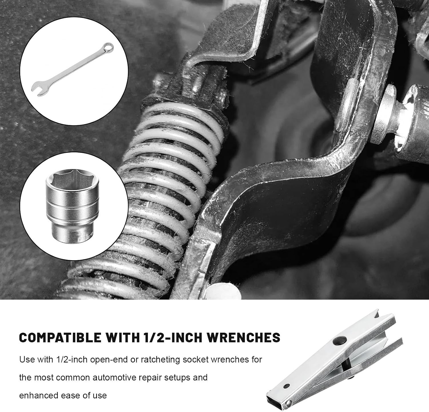 Professional 7.1-Inch Steel Door Spring Compressor Tool – Efficient Auto Repair