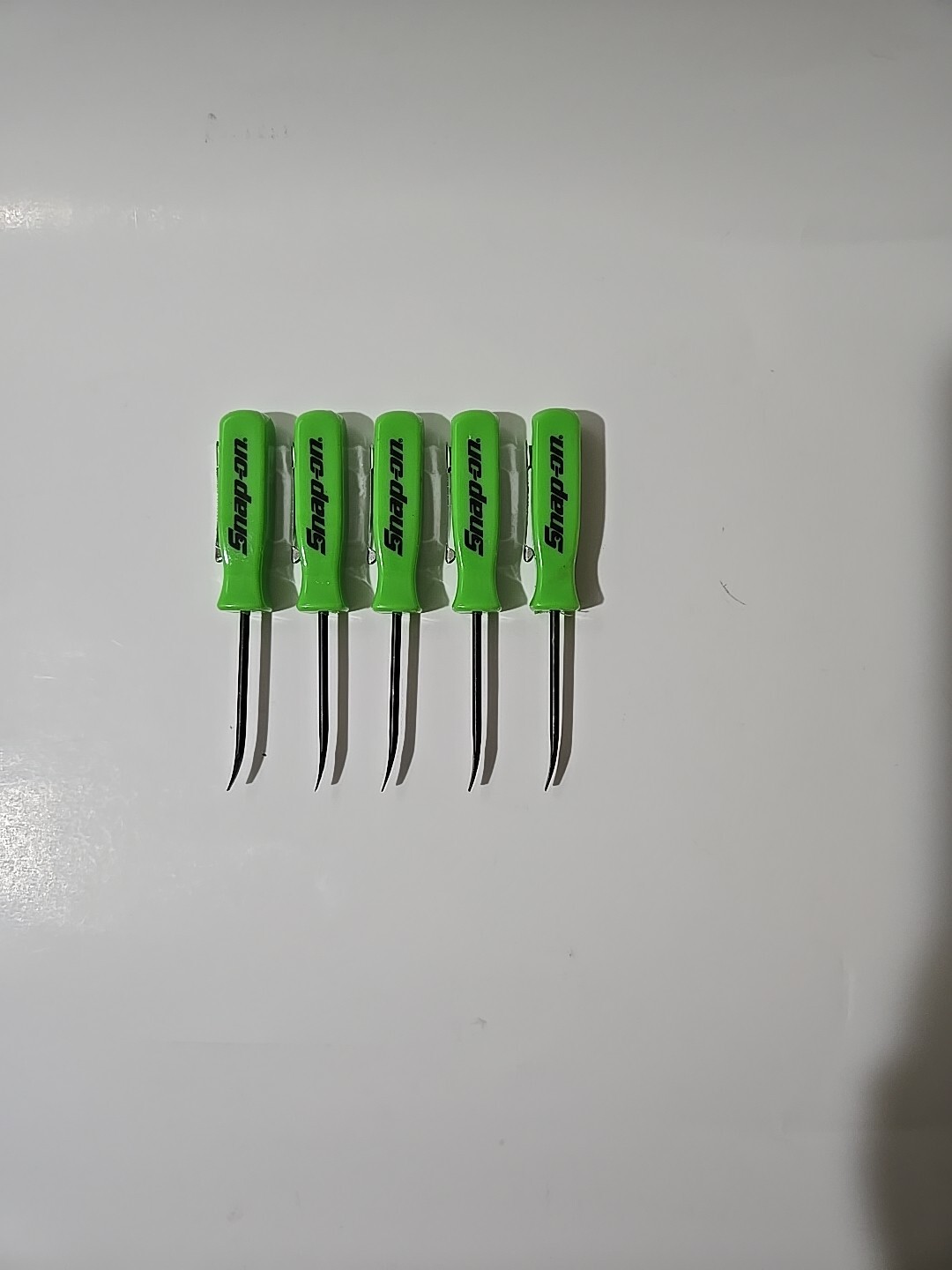 5X Green Snap on tools Promo PRY BAR screwdrivers per order pocket Clip NEW+GIFT