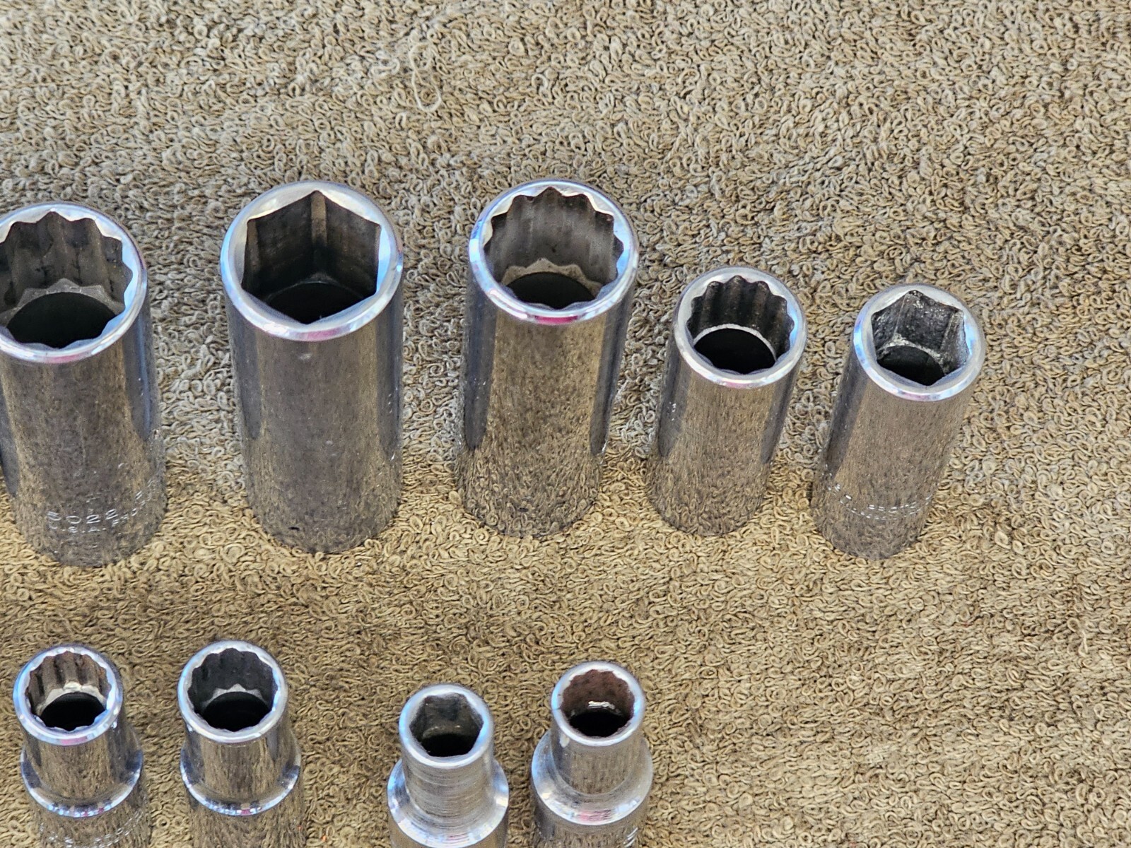 21 Proto Professional Deep Well Long Socket 3/8″ Drive Set Sae 7/8″ 1/4″ 5024H