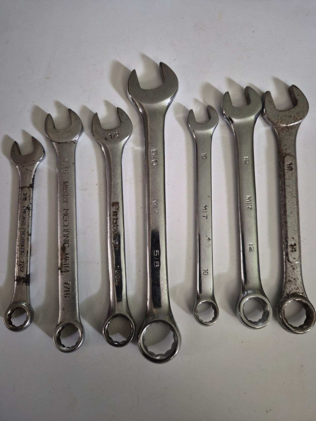 Wrench Bundle, Various Brands And Sizes SAE And Metric