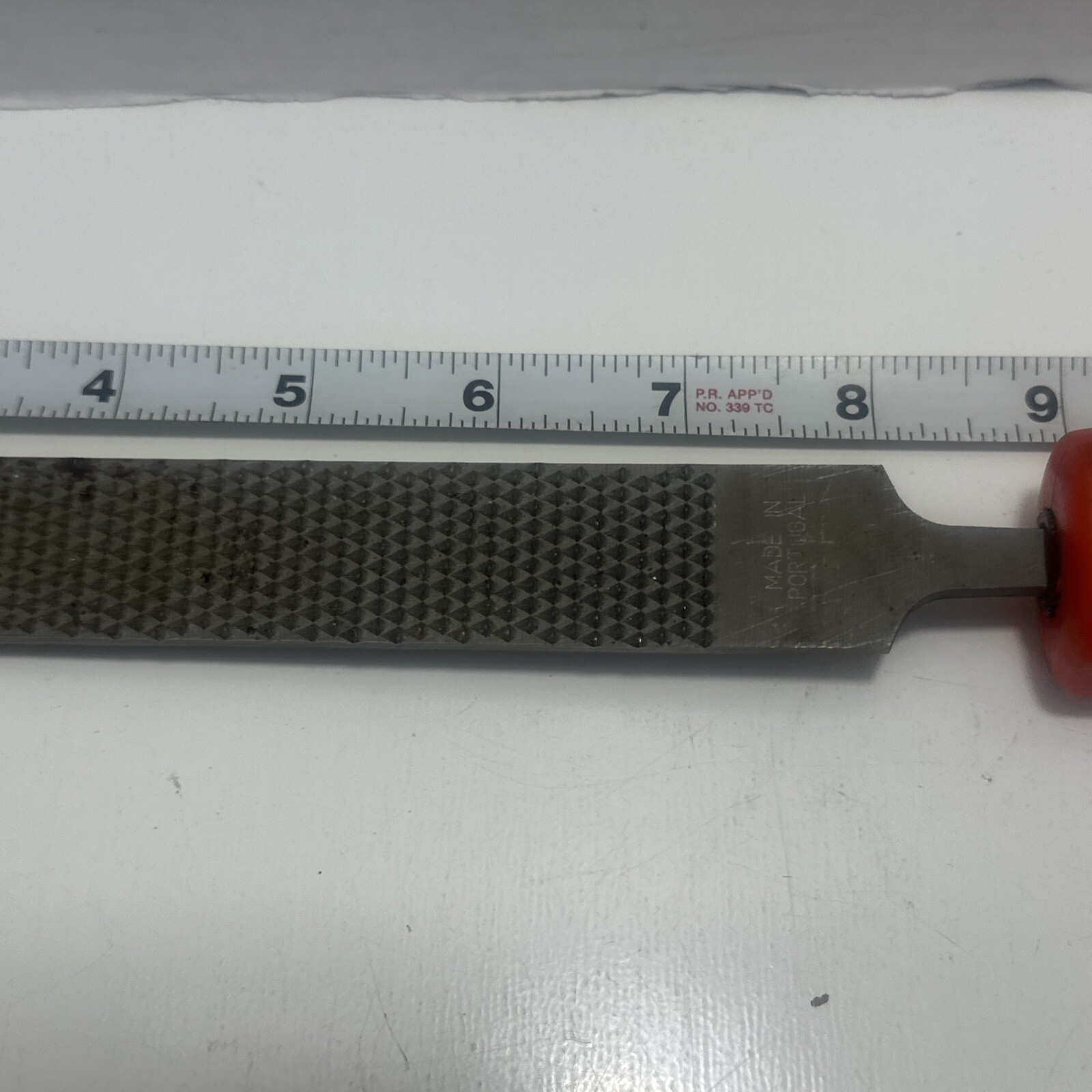 Snap on HF-616 Red Hard Handle Screw in File Handle Course/Smooth Hand File EUC