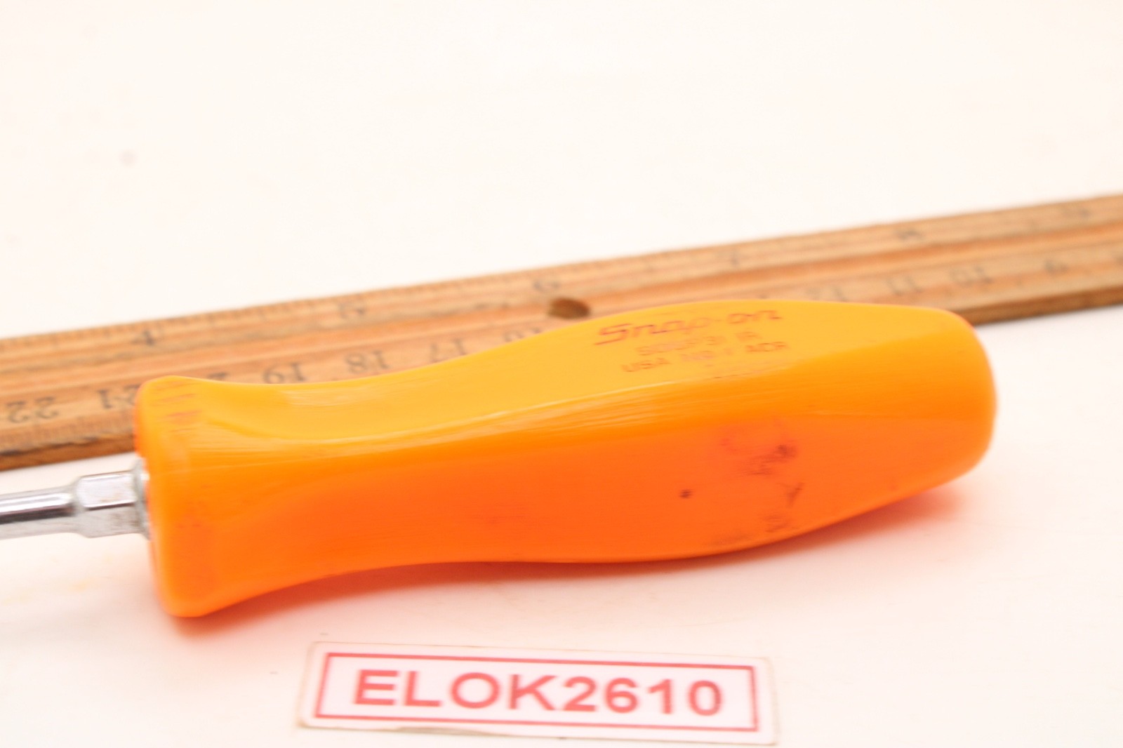 Snap-on SDDP31 #1 Phillips 3″ Screwdriver Hard Orange Handle USA