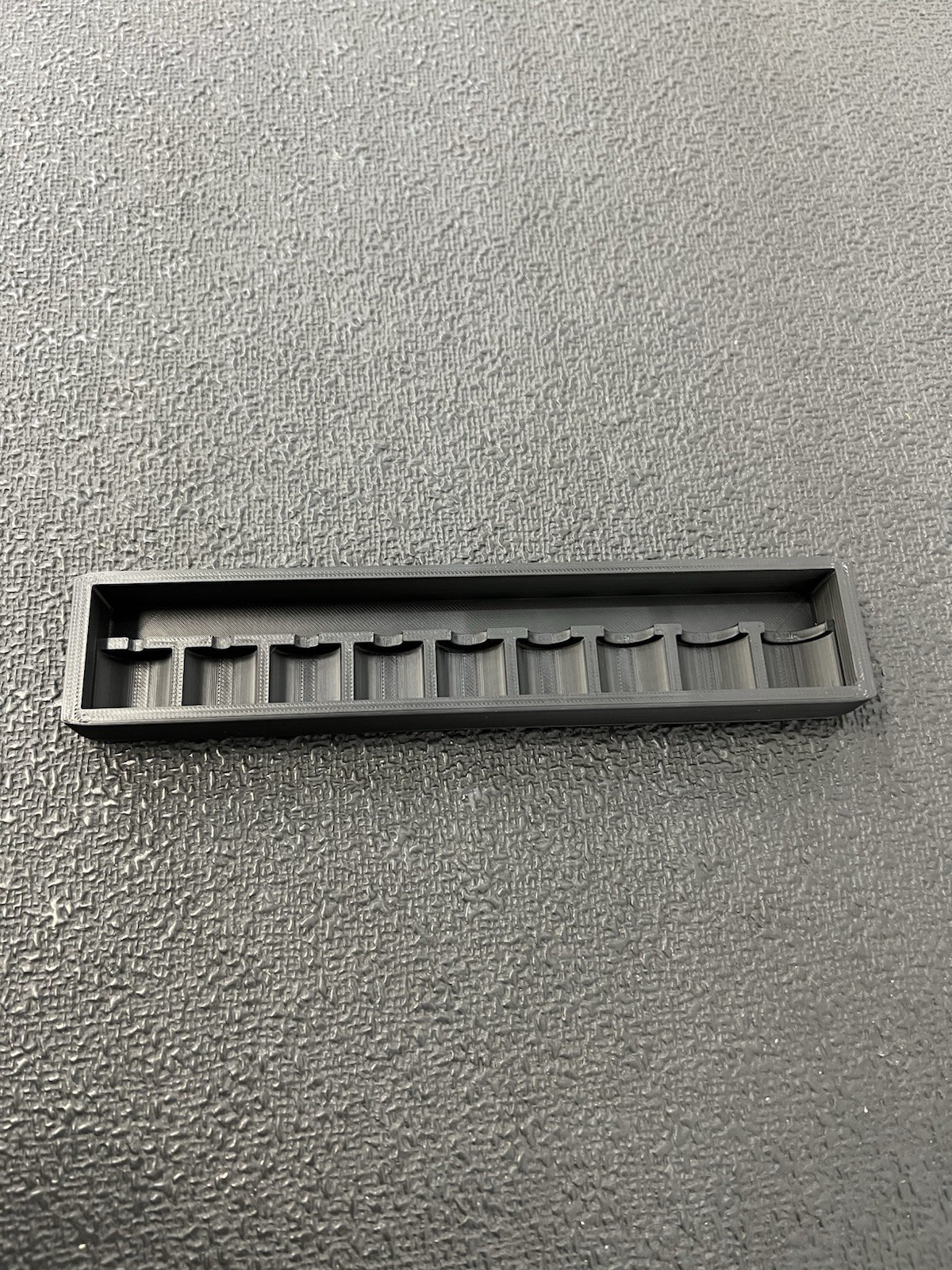 Tray compatible with 3/8” Triple Square XZN Stubby Socket Bluepoint