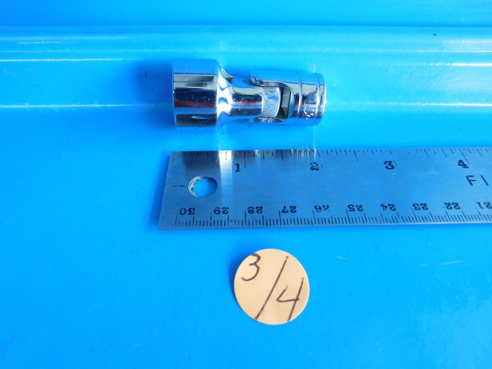 USED, SNAP ON » 3/4 IN. » 3/8 DR. CHROME UNIVERSAL SOCKET, PART #FS24