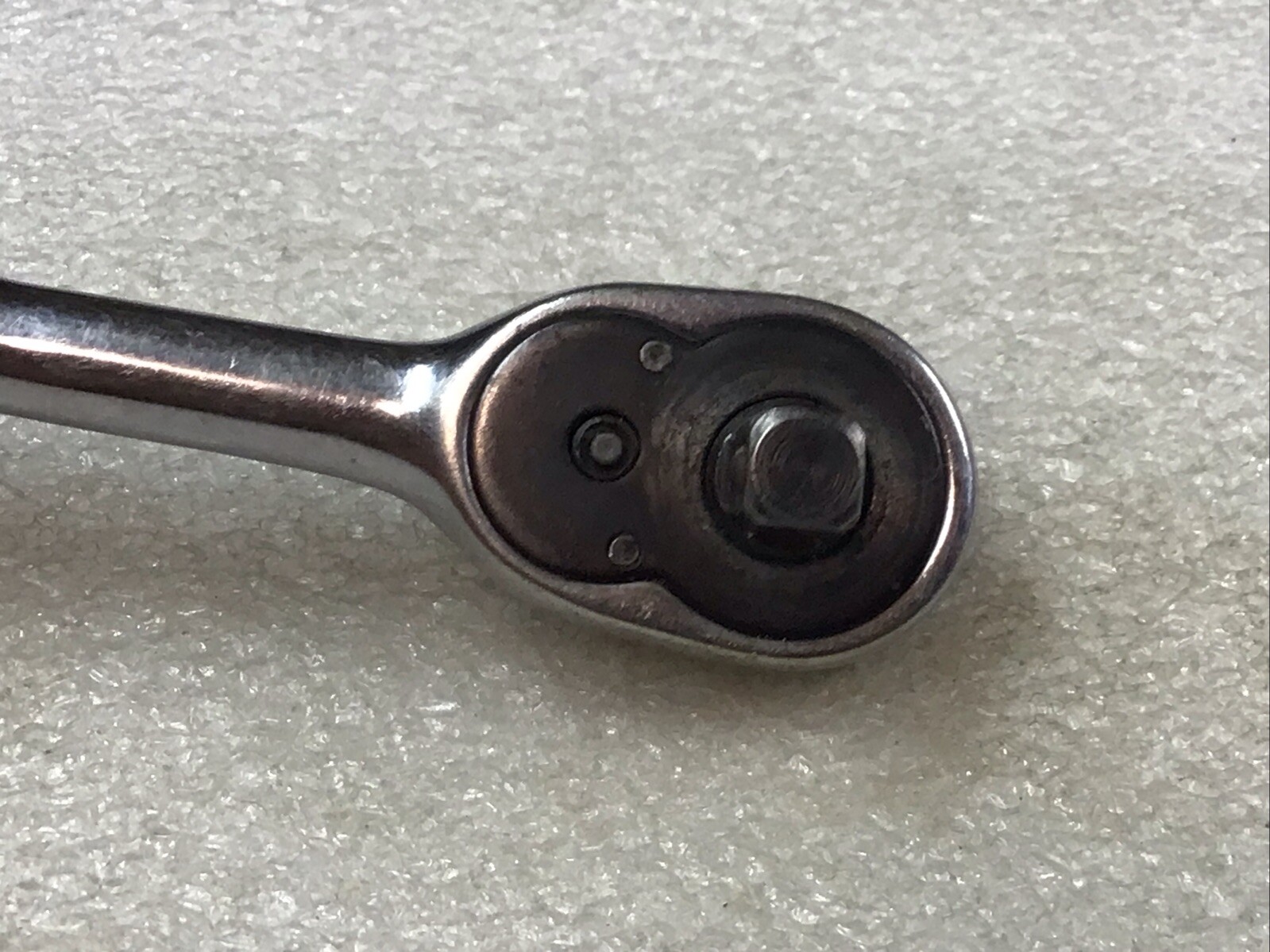 Snap-On#TM70B – 1/4” Dr., Chrome, 4.25” Long, Stubby Ratchet-USA🇺🇸🇺🇸-USA-