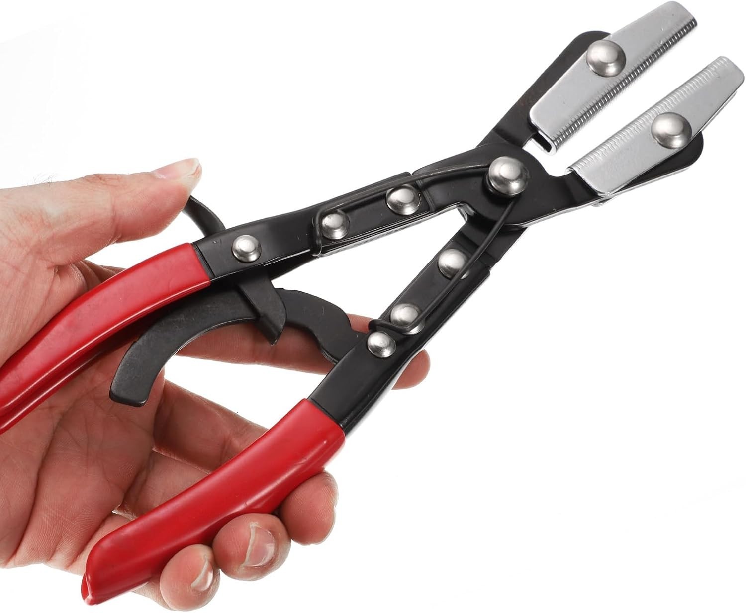 Hose Pinch Off Pliers 8″ Carbon Steel Automatic Locking Ratcheting