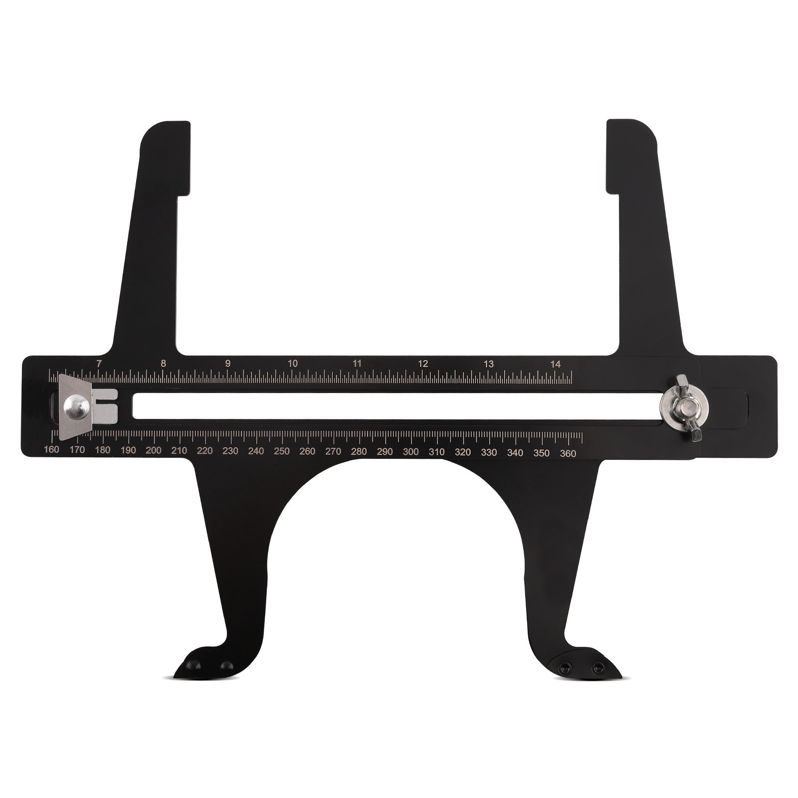 Brake Resetting Gauge W/ Knurled Knob 6-1/2″ to 14-1/4″ for Accurate Measurement