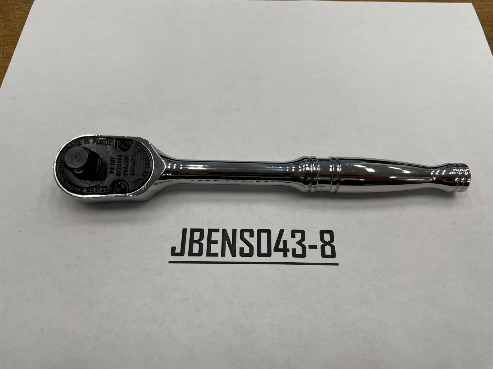 Snap-on Tools USA NEW 3/8″ Drive Chrome Standard Fixed Head Ratchet F80