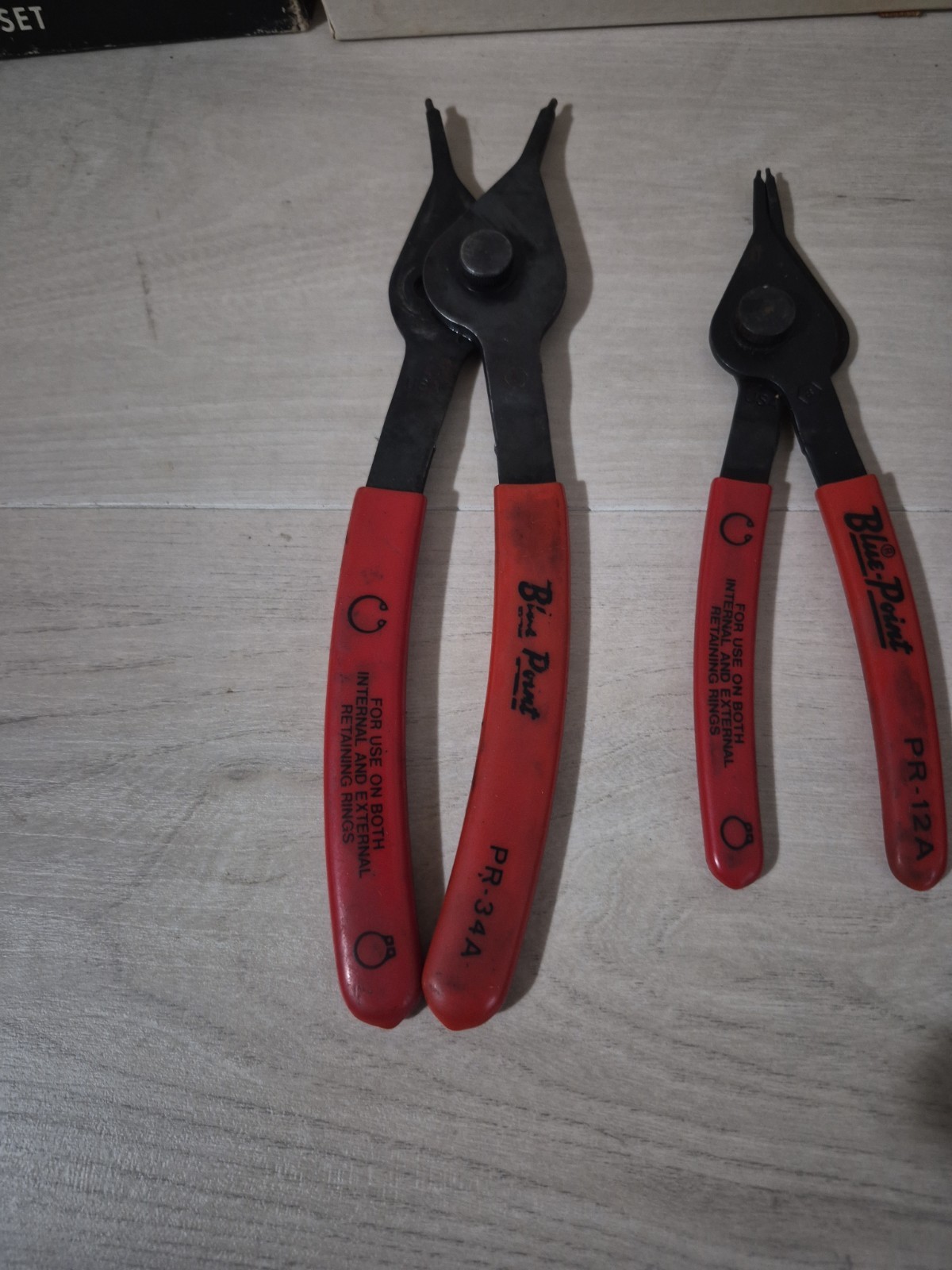 Blue-Point Snap Ring Pliers Set x4 USA With Original Box