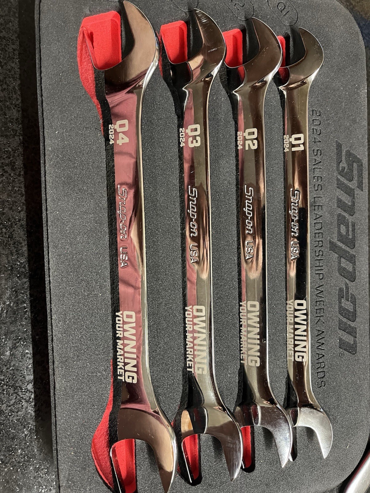 Snap on tools collectors spanner set in foam tray sales awards