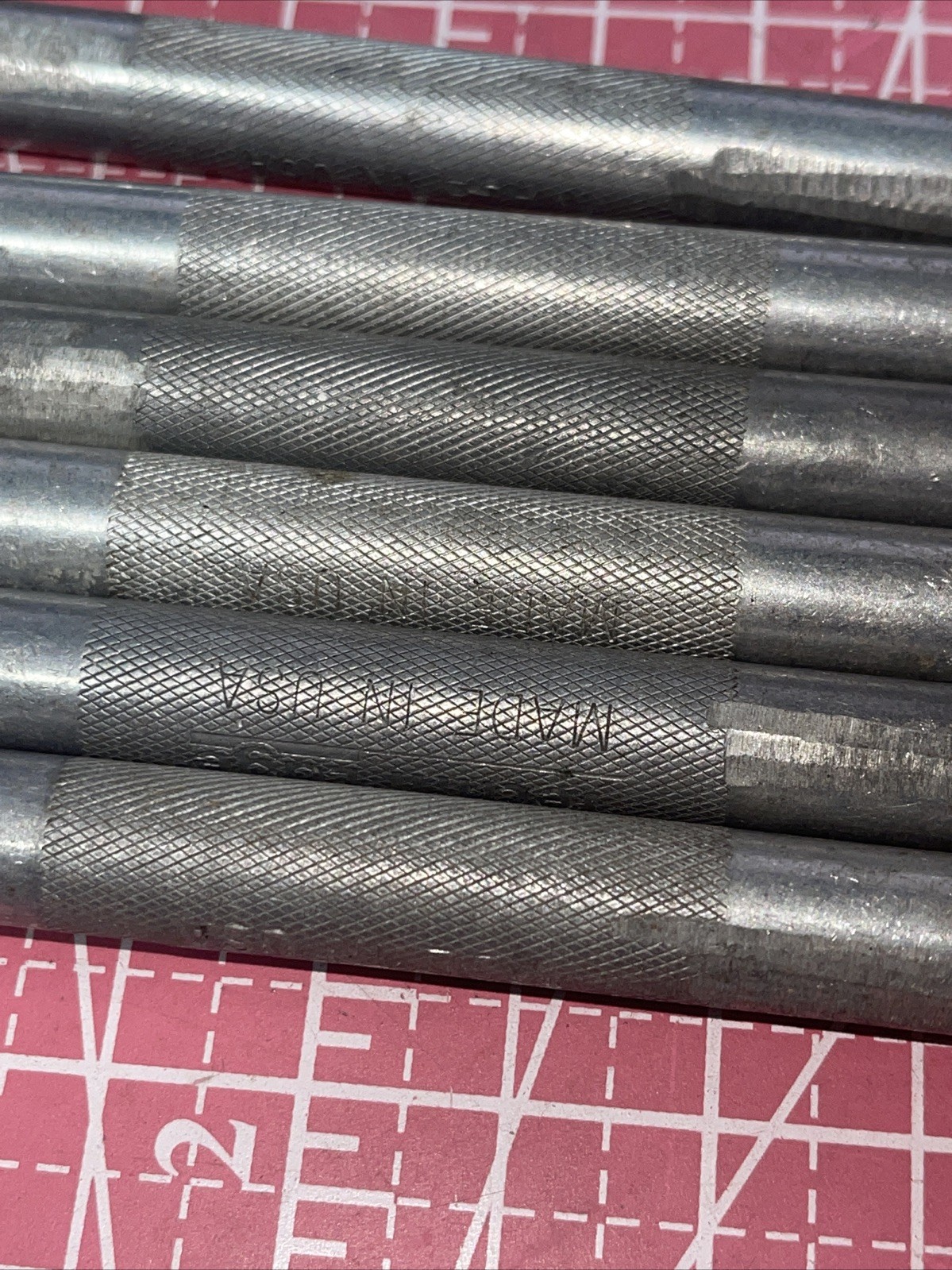 6 Vintage Techni Edge USA x-acto style Blade Handles Made USA Techniedge Xacto