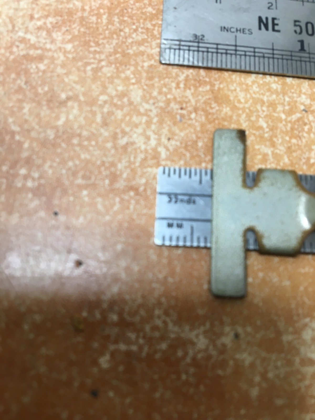 Snap-on 6″ Steel Metric Equivalents Scale Pocket Size & Miami Bearing Scale
