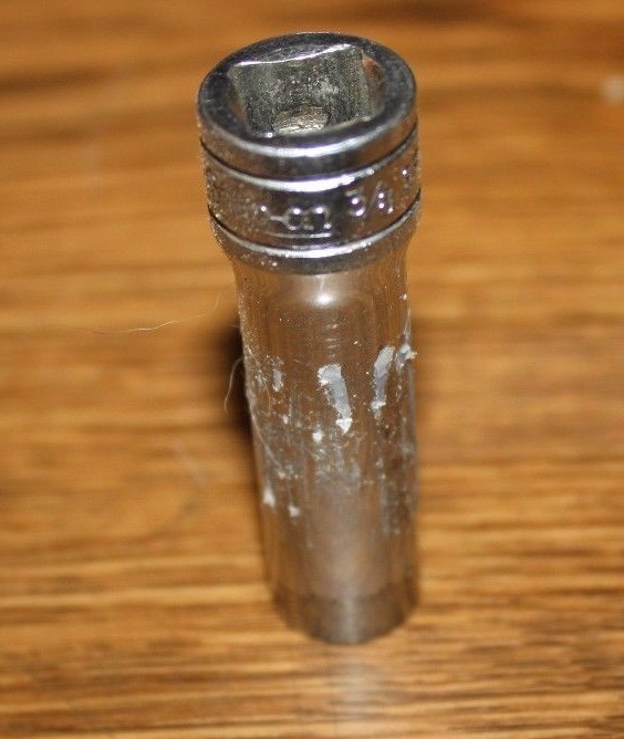 SNAP ON SF121 3/8″ DEEP SOCKET 3/8″ DRIVE 6 POINT USA MADE FREE SHIPPING