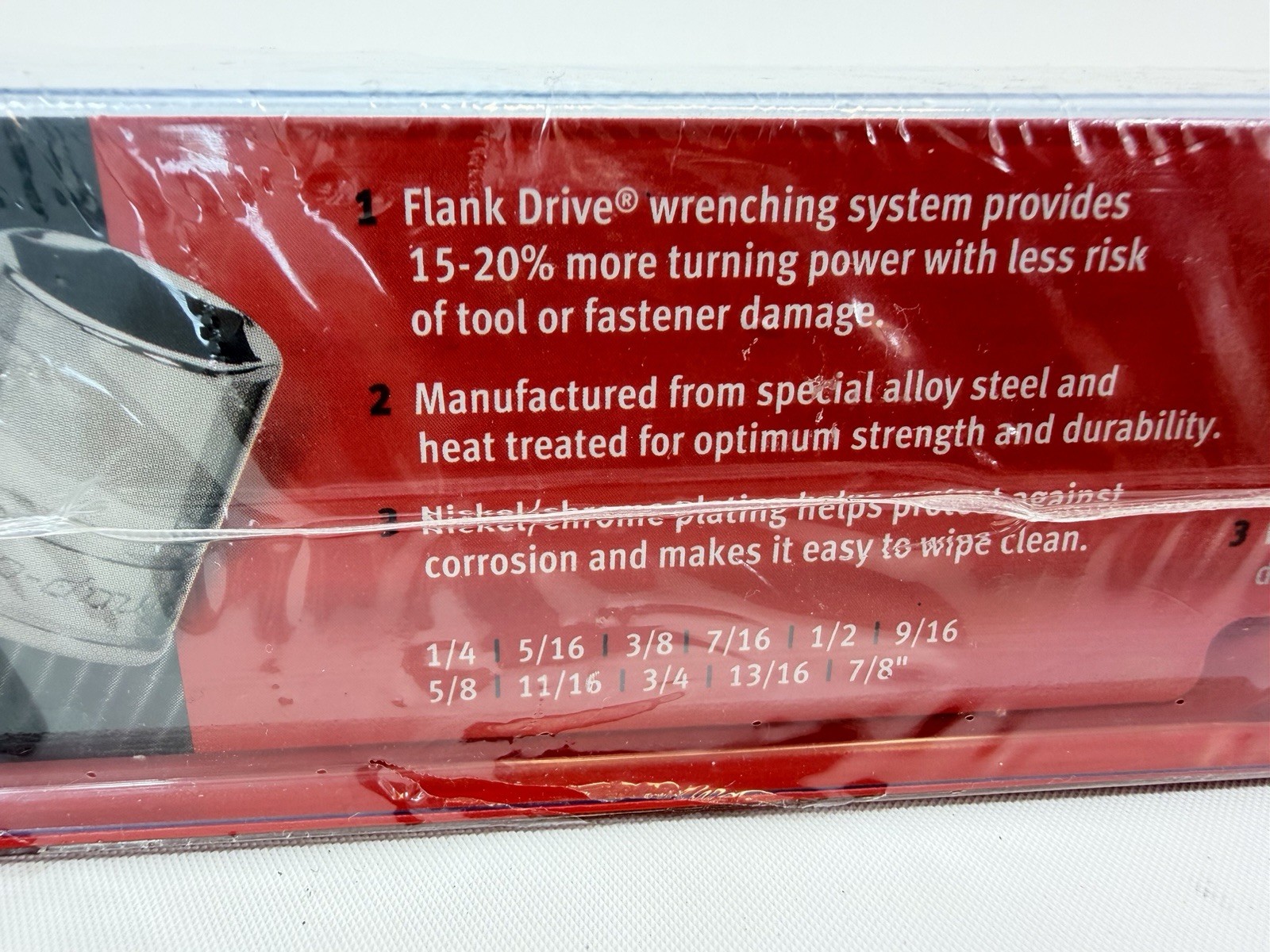 NEW Snap on 211FSY 3/8″ drive (1/4, 5/16, 3/8-7/8″) 6-point Shallow Socket Set