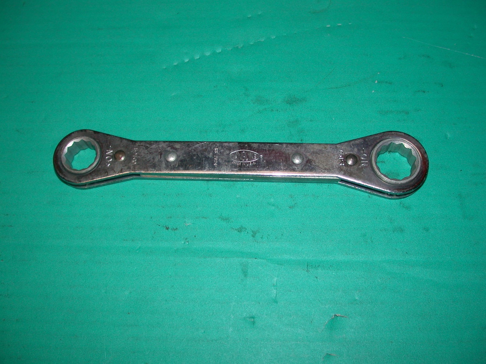 Good Used Langline USA Ratchet Box Wrench Spanner: 5/8″ x 11/16″ AF