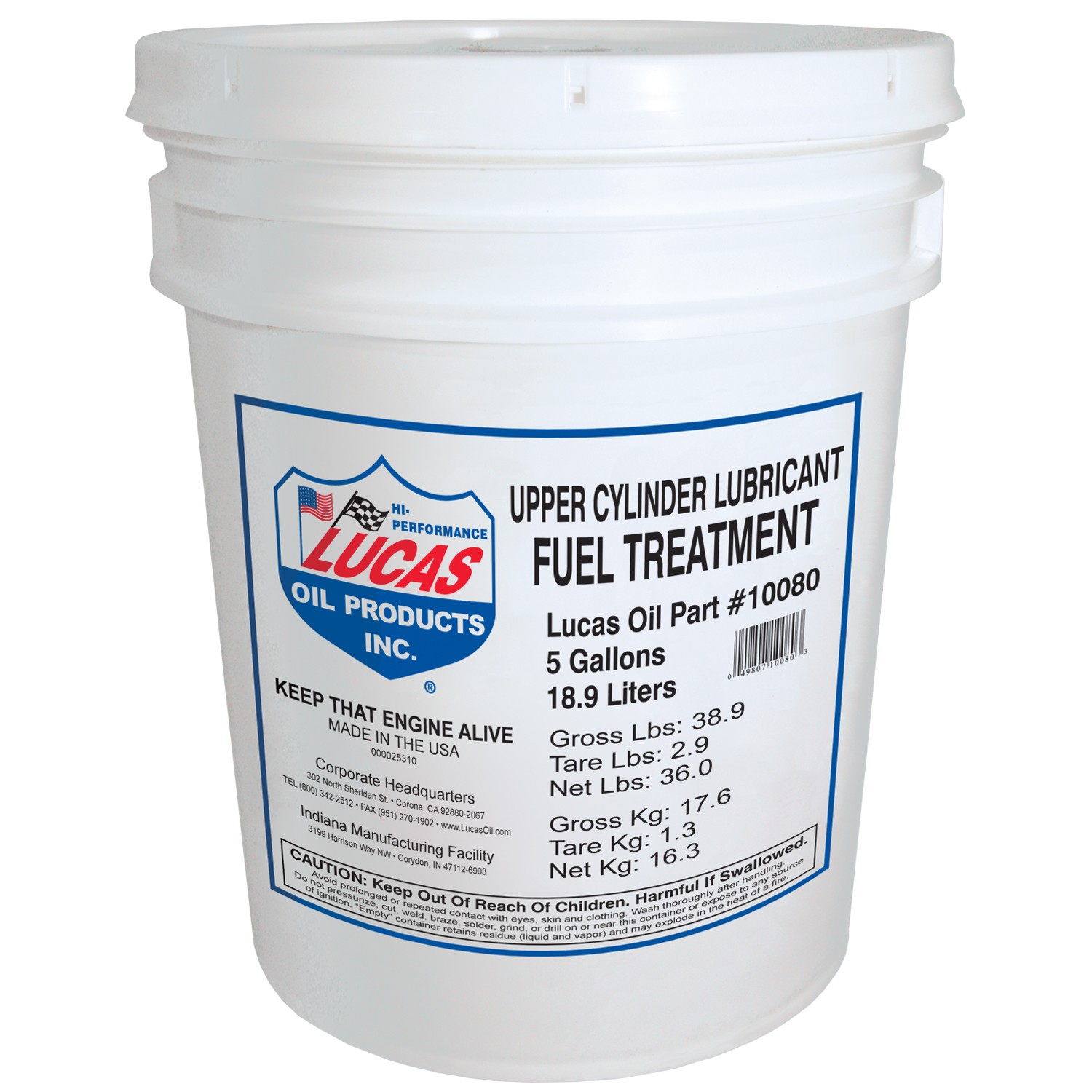 Lucas Oil Products Lucas Oil 5 Gallon Fuel Treatment 10080