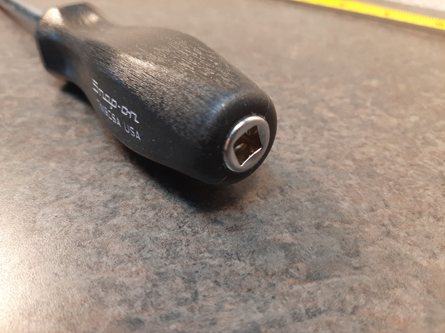 Snap On Tool TM9CSA 1/4” Drive 10” Long Black Hard Standard Shank Driver USA NOS