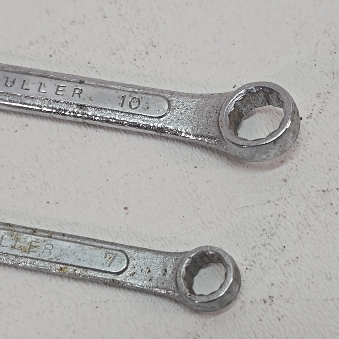 2 Fuller Japan KTC Combination Metric Wrenches 12 Point 10mm & 7mm